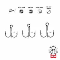 VMC 4551CB Rapala Pike 3-Krok 25kpl