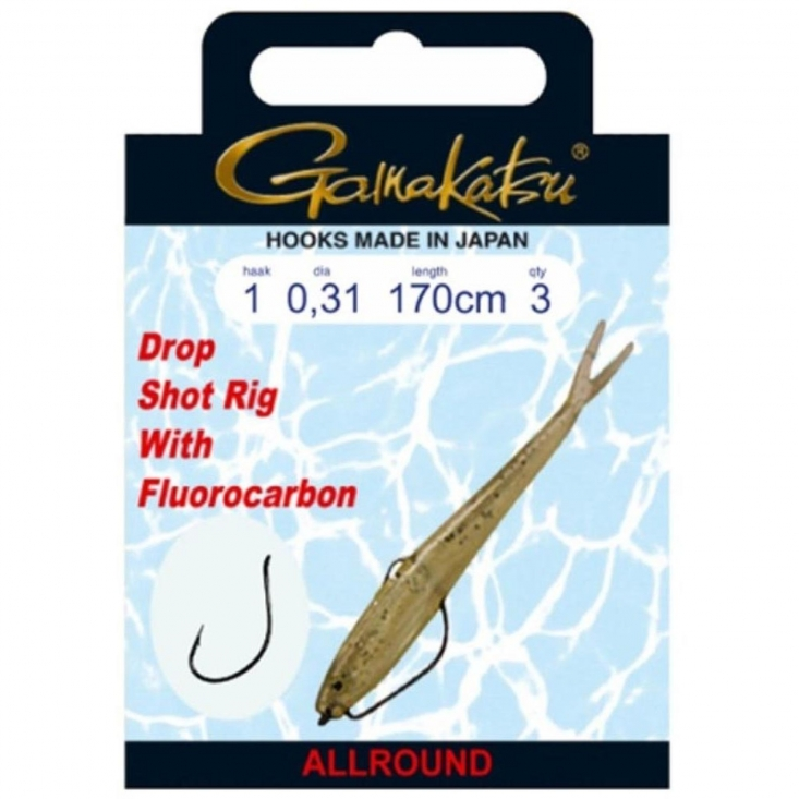 Gamakatsu BKD Drop Shot Rig W39 170cm (3kpl) 3 Gamakatsu BKD Drop Shot Rig W39 170cm (3kpl)