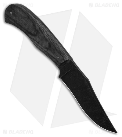 15:58 Knife Co. Revere Fixed Blade Knife Black Micarta (4" Black SW) 4 15:58 Knife Co. Revere Fixed Blade Knife Black Micarta (4" Black SW) - Image 2