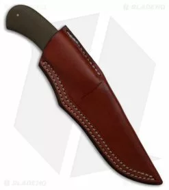 15:58 Knife Co. Revere Fixed Blade Knife Green Micarta (4" Black SW) -Avokelavavat Sales Store 1558 Knife Co Revere FB Green Micarta 4in Black SW BHQ 177767 td side