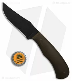15:58 Knife Co. Revere Fixed Blade Knife Green Micarta (4" Black SW) -Avokelavavat Sales Store 1558 Knife Co Revere FB Green Micarta 4in Black SW BHQ 177767 td size