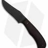 15:58 Knife Co. Revere Fixed Blade Knife Maroon Micarta (4" Black SW)