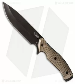 5.11 Tactical CFK7 Camp And Field Fixed Blade Knife Tan FRN (7" Black) 51101