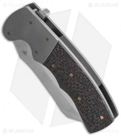 Aaron Frederick VBSS Flipper Frame Lock Knife LSCF/Ti (3.5" Stonewash) 4 Aaron Frederick VBSS Flipper Frame Lock Knife LSCF/Ti (3.5" Stonewash) - Image 2