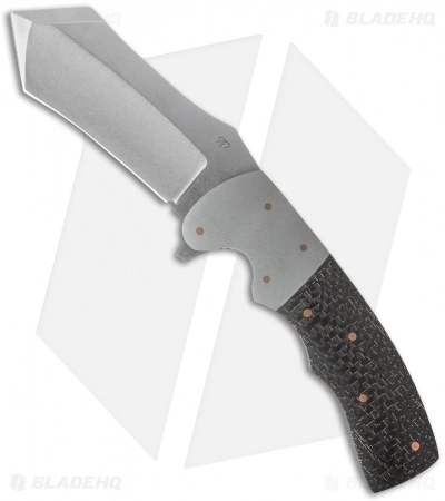 Aaron Frederick VBSS Flipper Frame Lock Knife LSCF/Ti (3.5" Stonewash) 3 Aaron Frederick VBSS Flipper Frame Lock Knife LSCF/Ti (3.5" Stonewash)