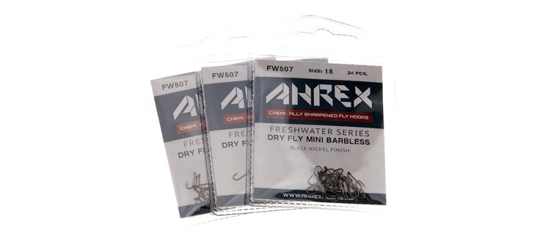 Ahrex Hooks Ahrex FW507 - Dry Fly Mini - Barbless 5 Ahrex Hooks Ahrex FW507 - Dry Fly Mini - Barbless - Image 3