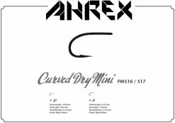 Ahrex Hooks Ahrex FW516 - Curved Dry Mini
