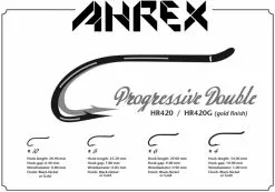 Ahrex Hooks Ahrex HR420G - Progressive Double Gold Finish