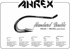 Ahrex Hooks Ahrex HR428G - Tying Double Gold Finish