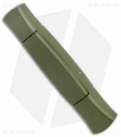 AKC 007 Concord NATO Military OTF Automatic Knife OD Green (3.25" Black Flat) -Avokelavavat Sales Store AKC 007 Concord NATO Military OTF Auto Green Black Flat BHQ 138956 jr side