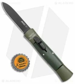 AKC 007 Concord NATO Military OTF Automatic Knife Green (2.75" Black Flat) -Avokelavavat Sales Store AKC 007 Concord NATO Military OTF Auto Green Black Flat BHQ 159710 jr bottlecap