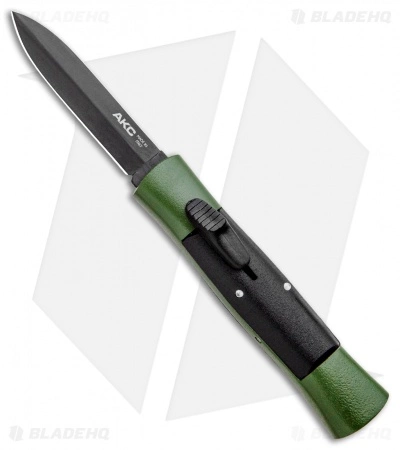 AKC 007 Concord OTF Automatic Dagger Knife Green/Black (2.75" Black) 3 AKC 007 Concord OTF Automatic Dagger Knife Green/Black (2.75" Black)