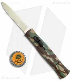 AKC 077 Concord OTF Automatic Knife Green Camo (3.25" Gold ) -Avokelavavat Sales Store AKC 077 Concord OTF Green Camo Gold BHQ 72047 jr bottlecap 2