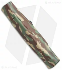 AKC 077 Concord OTF Automatic Knife Green Camo (3.25" Gold ) -Avokelavavat Sales Store AKC 077 Concord OTF Green Camo Gold BHQ 72047 jr side