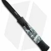 AKC 077 Concord OTF Automatic Knife Arctic Camo (3.25" Black Flat) -Avokelavavat Sales Store AKC 077 concord arctic camo black plain BP 19006 er