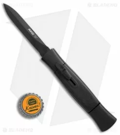 AKC 077 Concord OTF Automatic Knife Black (3.25" Black Dagger) -Avokelavavat Sales Store AKC 077 concord black black dagger BHQ 75607 er bottlecap