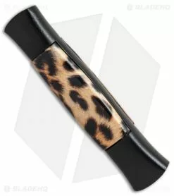 AKC 077 Concord OTF Automatic Knife Cheetah (3.25" Black Flat) -Avokelavavat Sales Store AKC 077 concord cheetah black BP 19135 er side