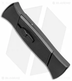 AKC 777 Blackfinger OTF Dagger Automatic Knife Black (3.25" Gold) -Avokelavavat Sales Store AKC 777 Blackfinger OTF Auto Black Gold Dagger BHQ 92040 jr spine