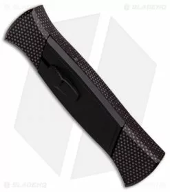 AKC 777 Blackfinger OTF Automatic Knife Sim Carbon Fiber (3.375" Black Flat) 8 AKC 777 Blackfinger OTF Automatic Knife Sim Carbon Fiber (3.375" Black Flat) -Avokelavavat Sales Store AKC 777 Blackfinger Sim Carbon Fiber Black Flat BHQ 90290 er spine