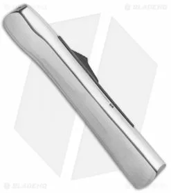 AKC Concord Dagger OTF Automatic Knife Polish/Black (3.25" Satin) -Avokelavavat Sales Store AKC Concord Dagger OTF Auto Polish Black Satin BHQ 92038 jr side