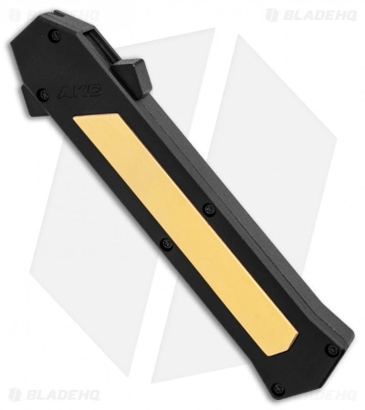 AKC F-16 Bayonet D/A OTF Automatic Knife Brass (3.3" Satin) 5 AKC F-16 Bayonet D/A OTF Automatic Knife Brass (3.3" Satin) - Image 3