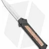 AKC F-16 D/A Bayonet OTF Automatic Knife Black/Wood (3.3" Satin) -Avokelavavat Sales Store AKC F 16 Black Wood DA OTF Auto Bayo Satin Plain BP 24620 jr