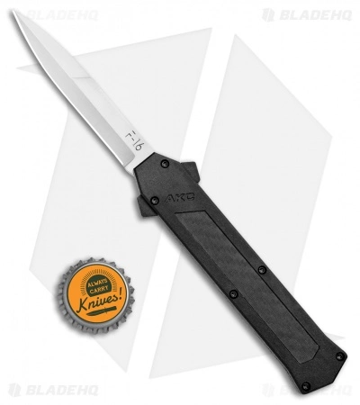 AKC F-16 D/A Bayonet OTF Automatic Knife Black Carbon Fiber (3.3" Bayo) 6 AKC F-16 D/A Bayonet OTF Automatic Knife Black Carbon Fiber (3.3" Bayo) - Image 4