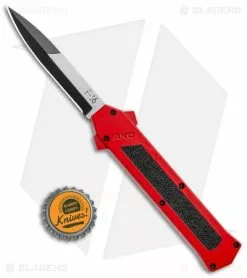 AKC F-16 D/A Bayonet OTF Automatic Knife Red (3.3" Two Tone) -Avokelavavat Sales Store AKC F 16 DA Bayo OTF Auto Red BHQ 112389 jr bottlecap