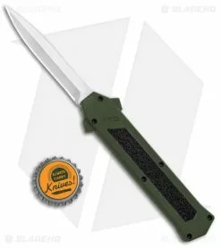 AKC F-16 D/A Dagger OTF Automatic Knife Green (3.3" Satin) -Avokelavavat Sales Store AKC F 16 DA Dagger OTF Auto Green Satin BHQ 91965 jr bottlecap