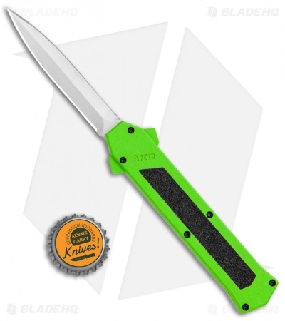 AKC F-16 D/A Dagger OTF Automatic Knife Neon Green (3.3" Satin) 6 AKC F-16 D/A Dagger OTF Automatic Knife Neon Green (3.3" Satin) - Image 4