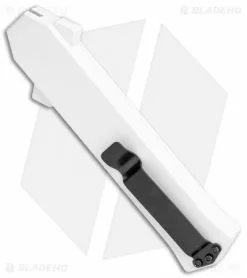 AKC F-16 D/A Dagger OTF Automatic Knife White (3.3" Two Tone) -Avokelavavat Sales Store AKC F 16 DA Dagger OTF Auto White TT BHQ 114659 jr side