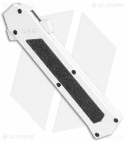 AKC F-16 D/A Dagger OTF Automatic Knife White (3.3" Two Tone) -Avokelavavat Sales Store AKC F 16 DA Dagger OTF Auto White TT BHQ 114659 jr spine