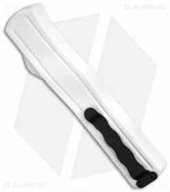 AKC F-20 D/A Spear Point OTF Automatic Knife White Aluminum (3.6" Satin) 8 AKC F-20 D/A Spear Point OTF Automatic Knife White Aluminum (3.6" Satin) -Avokelavavat Sales Store AKC F 20 D A Spear Point OTF AK White Aluminium 3in Satin BHQ 158200 td siDe