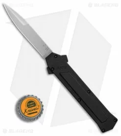 AKC F-16 D/A Bayonet OTF Automatic Knife Black Inlay (3.3" Satin) -Avokelavavat Sales Store AKC F16 DA Bayonet Black Inlay satin BHQ 79503 er bottlecap