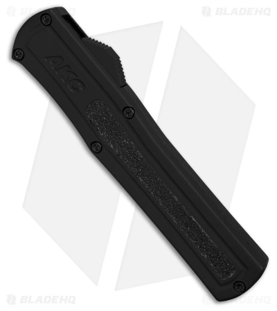 AKC F-20 D/A Dagger OTF Automatic Knife Black Aluminum (3.6" Two Tone) 4 AKC F-20 D/A Dagger OTF Automatic Knife Black Aluminum (3.6" Two Tone) - Image 2