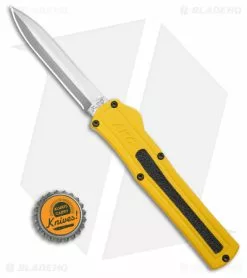 AKC F-20 D/A Drop Point OTF Automatic Knife Yellow (3.6" Satin) 9 AKC F-20 D/A Drop Point OTF Automatic Knife Yellow (3.6" Satin) -Avokelavavat Sales Store AKC F20 DA OTF AK Dagger yellow Alum 3in Satin BHQ 178761 td size