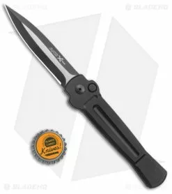 AKC X-treme Ace Automatic Knife Black (3.6" Black Two Tone) -Avokelavavat Sales Store AKC X treme Ace Auto Black Dagger Black TT BHQ 136142 jr bottlecap
