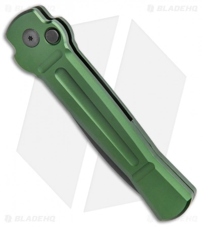 AKC X-treme Ace Automatic Knife Green (3.6" Black Two Tone) 4 AKC X-treme Ace Automatic Knife Green (3.6" Black Two Tone) - Image 2