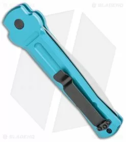 AKC X-treme Ace Automatic Knife Light Blue (3.6" Satin) -Avokelavavat Sales Store AKC X treme Ace Auto Light Blue Satin BHQ 105418 jr side