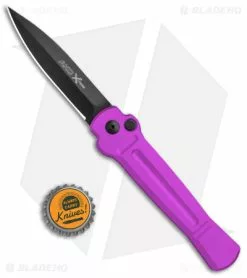 AKC X-treme Ace Automatic Knife Purple (3.6" Black) -Avokelavavat Sales Store AKC X treme Ace Auto Purple Black BHQ 179221 jr bottlecap