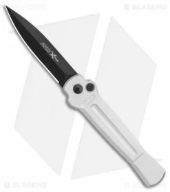 AKC X-treme Ace Automatic Knife Silver Black -Avokelavavat Sales Store AKC X treme Ace Auto Silver Black BHQ 113942 jr