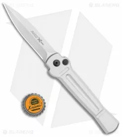 AKC X-treme Ace Automatic Knife Silver (3.6" Satin) -Avokelavavat Sales Store AKC X treme Ace Auto Silver Satin BHQ 113920 jr bottlecap