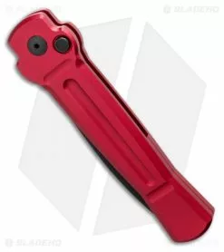 AKC X-treme Ace Automatic Knife Red (3.6" Black) -Avokelavavat Sales Store AKC X treme Ace Automatic Knife Red 3.6 Black BHQ 123056 LS Spine