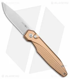 AKC Xtreme AKC X-treme Dandy Tan Aluminum Automatic Knife (3.1" Stonewash)