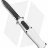 AKC X-treme EVO OTF Automatic Knife Silver (3.5" Black)