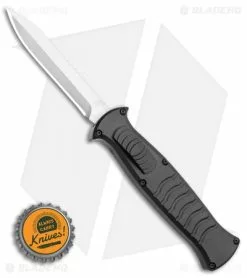 AKC X-treme EVO Dagger OTF Automatic Knife Black W/ Pocket Clip (3.5" Black) -Avokelavavat Sales Store AKC X treme EVO OTF Automatic Knife Black 3.5 Satin Dagger BHQ 119723 LS Bottlecap