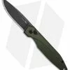 AKC Xtreme AKC X-treme Dandy Automatic Knife Green Aluminum (3.1" Black Stonewash)
