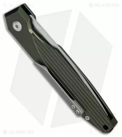 AKC Xtreme AKC X-treme Dandy Automatic Knife Green Aluminum (3.1" Satin) -Avokelavavat Sales Store AKC Xtreme Dandy Green Aluminum AK Satin BHQ 174570 td side