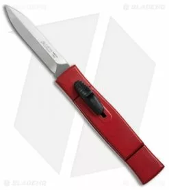 AKC Minion Dagger OTF Automatic Knife Red (2.3" Satin)