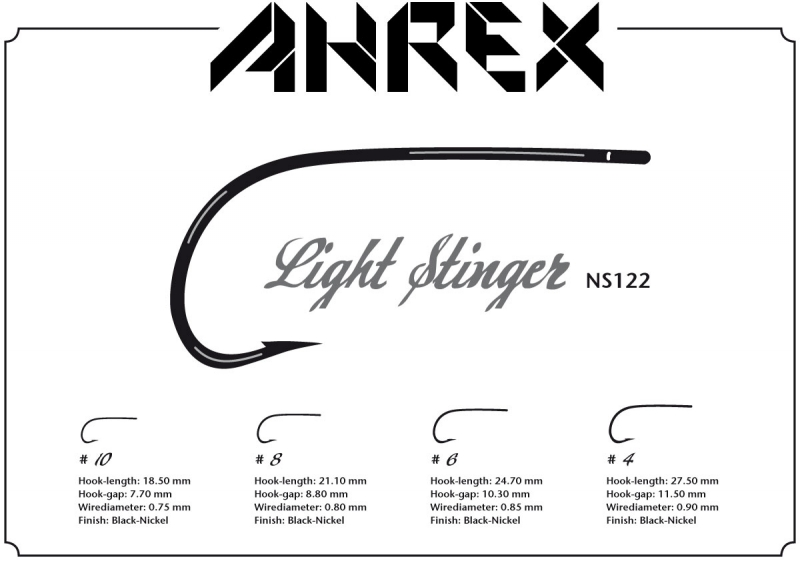 Ahrex Hooks Ahrex NS122 - Light Stinger 3 Ahrex Hooks Ahrex NS122 - Light Stinger